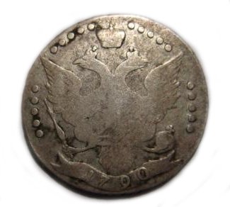 Фото монеты: 20 копеек 1790 года