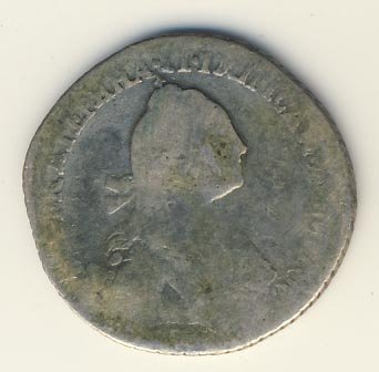 Фото монеты: гривенник 1769 года