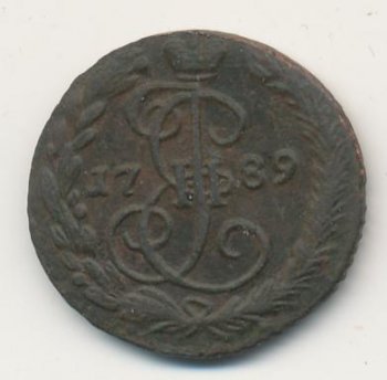 Фото монеты: денга (1/2 копейки) 1789 года