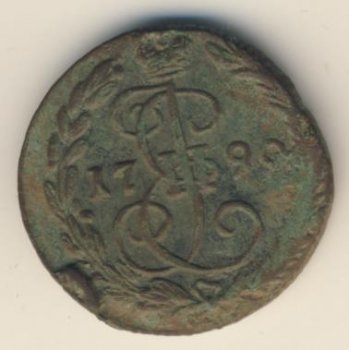Фото монеты: денга (1/2 копейки) 1790 года