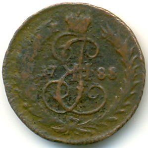 Фото монеты: денга (1/2 копейки) 1788 года