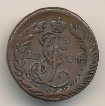 Фото монеты: денга (1/2 копейки) 1784 года