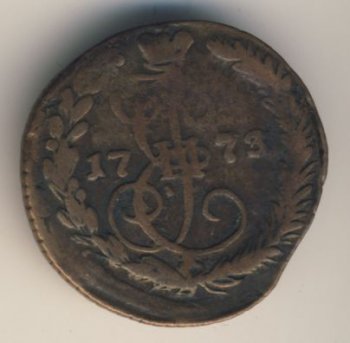 Фото монеты: денга (1/2 копейки) 1773 года