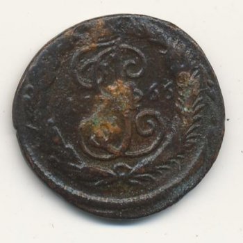 Фото монеты: денга (1/2 копейки) 1766 года