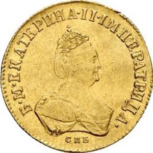 Фото монеты: червонец 1796 года