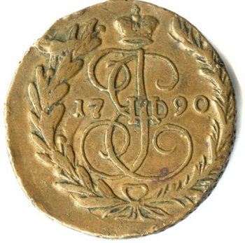 Фото монеты: 2 копейки 1790 года