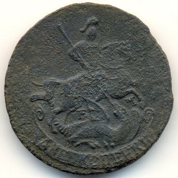 Фото монеты: 2 копейки 1772 года