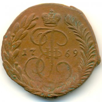 Фото монеты: 2 копейки 1768 года