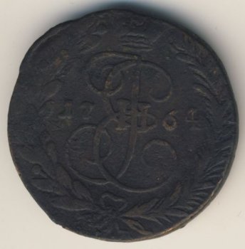 Фото монеты: 2 копейки 1764 года