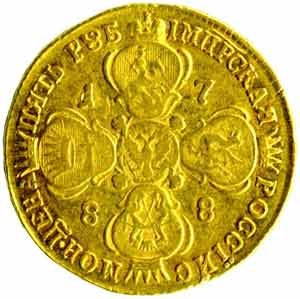 Фото монеты: 5 рублей 1788 года