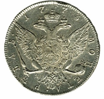 Фото монеты: 1 рубль 1773 года