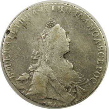 Фото монеты: 1 рубль 1770 года