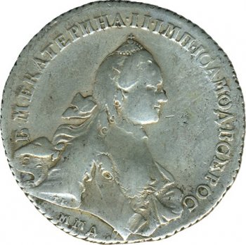 Фото монеты: 1 рубль 1762 года
