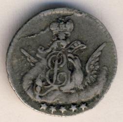 Фото монеты: 5 копеек 1756 года серебро