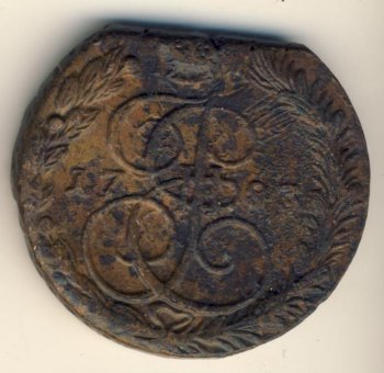 Фото монеты: 5 копеек 1783 года