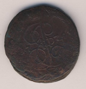Фото монеты: 5 копеек 1774 года
