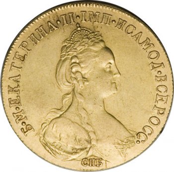 Фото монеты: 10 рублей 1778 года
