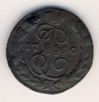 Фото монеты: 1 копейка 1790 года