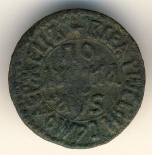 Фото монеты: полушка (1/4 копейки) 1706 года
