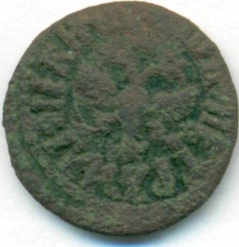 Фото монеты: полушка (1/4 копейки) 1708 года