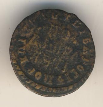 Фото монеты: полушка (1/4 копейки) 1713 года