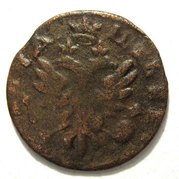 Фото монеты: полушка (1/4 копейки) 1714 года