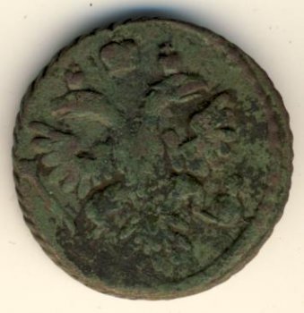 Фото монеты: полушка (1/4 копейки) 1736 года