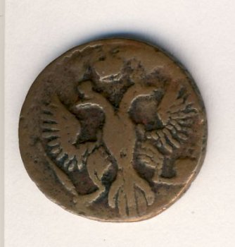 Фото монеты: полушка (1/4 копейки) 1745 года