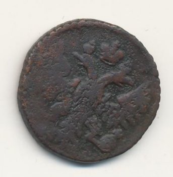 Фото монеты: полушка (1/4 копейки) 1754 года