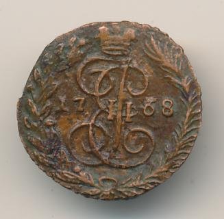 Фото монеты: полушка (1/4 копейки) 1768 года