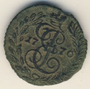 Фото монеты: полушка (1/4 копейки) 1770 года
