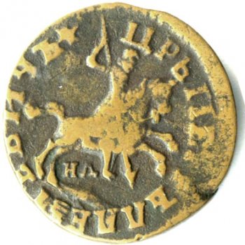 Фото монеты: 1 копейка 1714 года