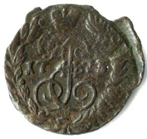 Фото монеты: полушка (1/4 копейки) 1773 года