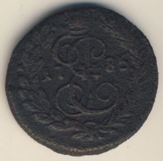 Фото монеты: полушка (1/4 копейки) 1785 года