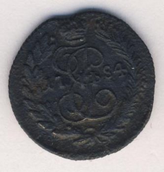 Фото монеты: полушка (1/4 копейки) 1784 года