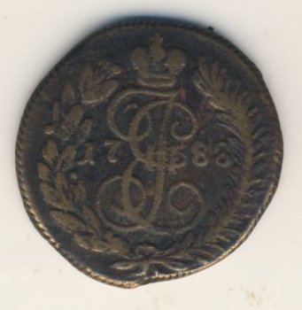 Фото монеты: полушка (1/4 копейки) 1788 года