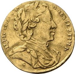 Фото монеты: червонец 1710 года
