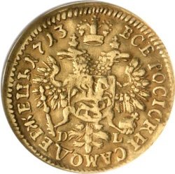 Фото монеты: червонец 1713 года