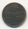 Фото монеты: полушка (1/4 копейки) 1891 года