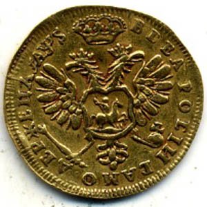 Фото монеты: червонец 1706 года