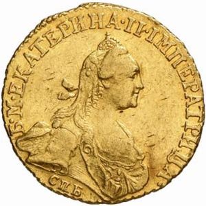 Фото монеты: червонец 1766 года