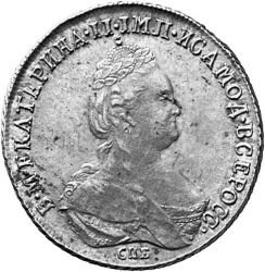 Фото монеты: полтина 1787 года
