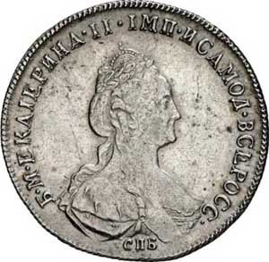 Фото монеты: полтина 1777 года