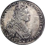 Фото монеты: полтина 1729 года
