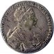 1 рубль 1727 года (Портрет вправо. Голова больше)