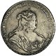 1 рубль 1734 года (Вариант 1732. На груди брошь)