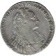 1 рубль 1737 (Портрет со скошенным лбом 