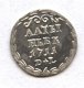 Алтын 1711 года серебро
