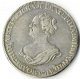 1 рубль 1725 года (С. Петербургский монетный двор. Портрет влево. Без обозначения монетного двора)